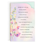 Watercolor Flowers Apology Card