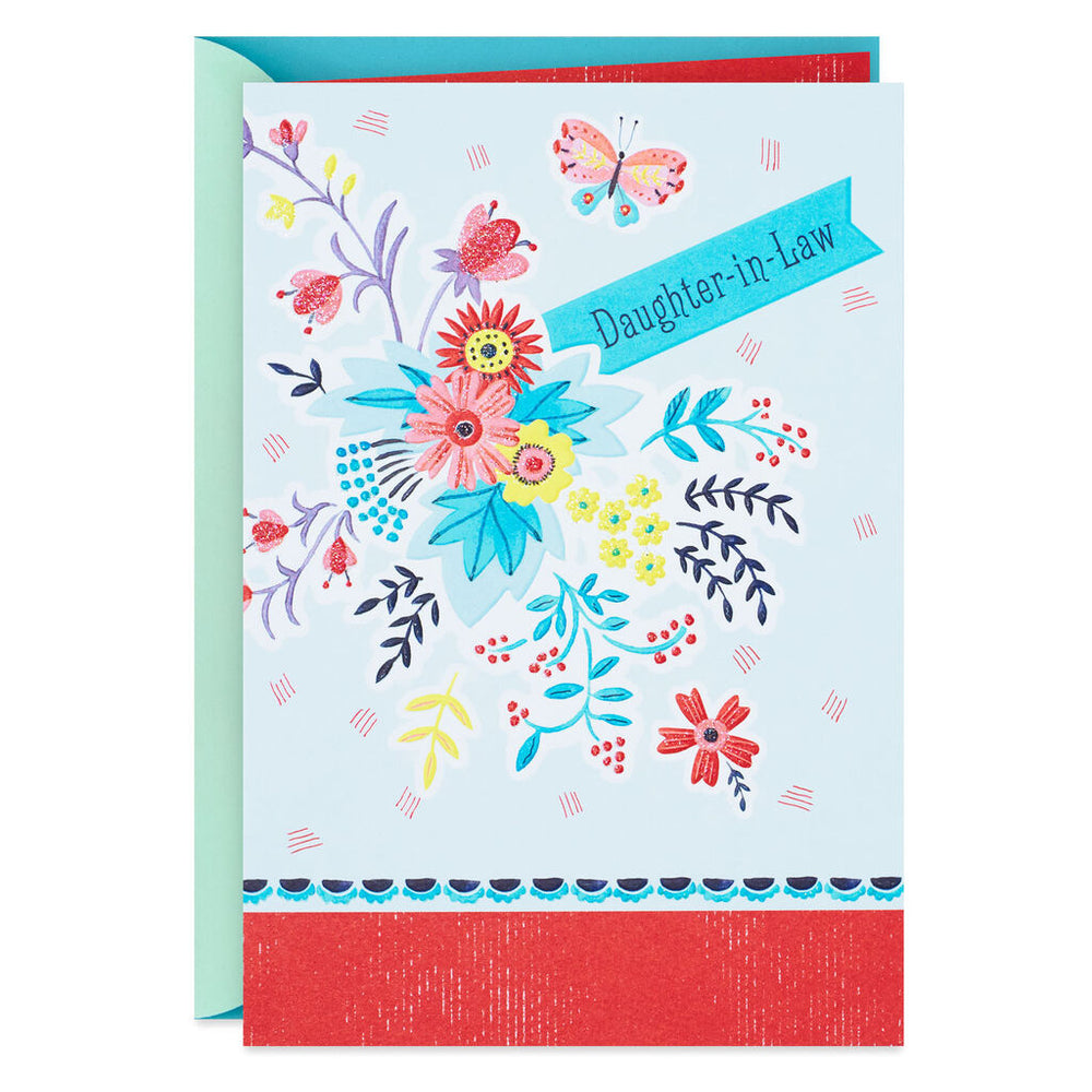 Daughter-In-Law -Hoping Today Makes You Smile Birthday Card