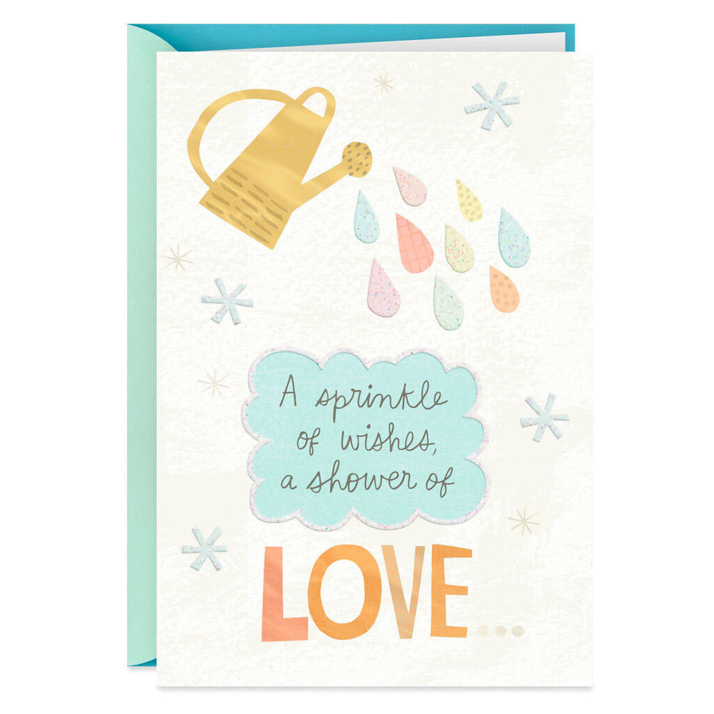 Sprinkle of Wishes Baby Shower Card