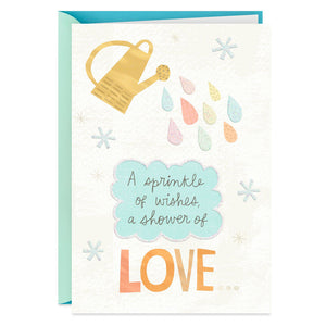 Sprinkle of Wishes Baby Shower Card