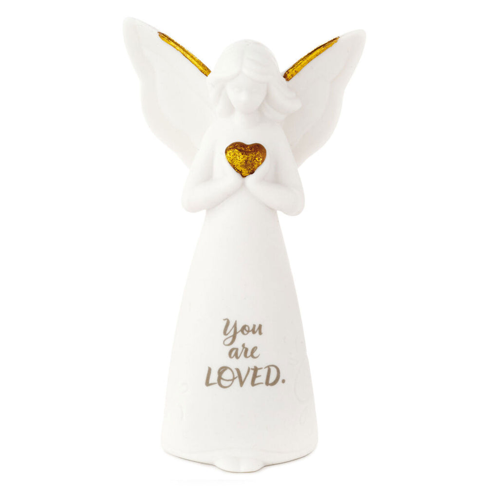 You Are Loved Mini Angel Figurine, 3.75"