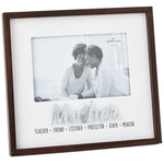 Qualities of a Mother Wood Picture Frame, 4x6