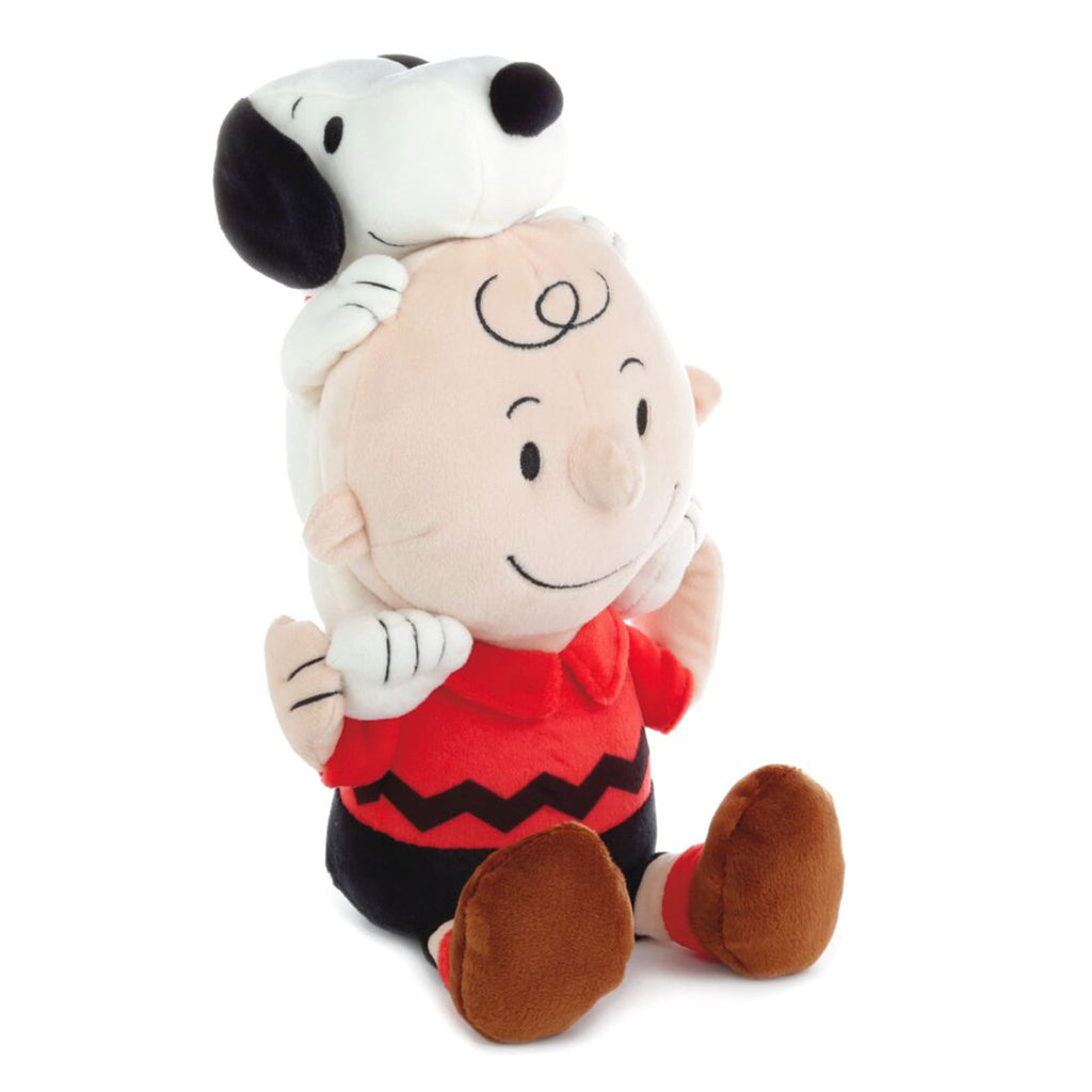 Peanuts Charlie Brown and Snoopy Together Stuffed Animal,