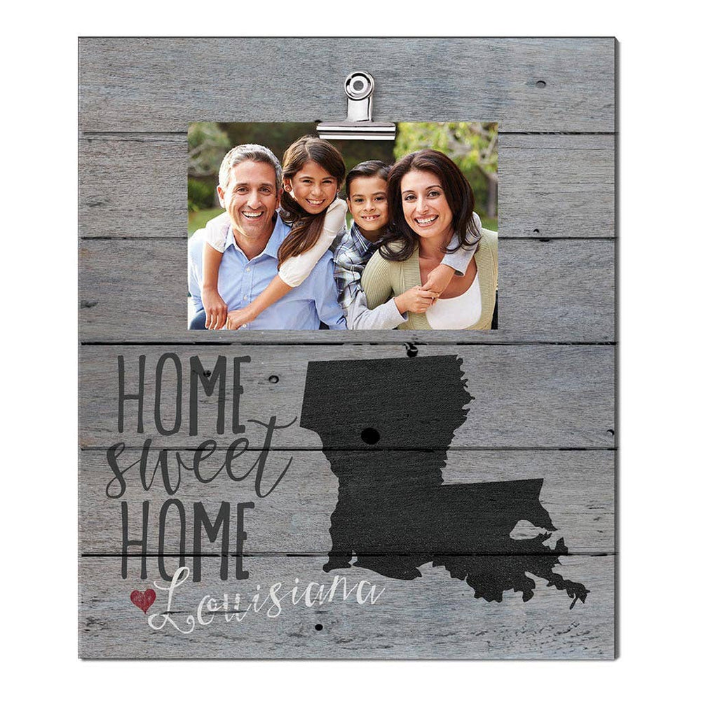 12 x 13 Louisiana Home Sweet Home Clip Photo Frame