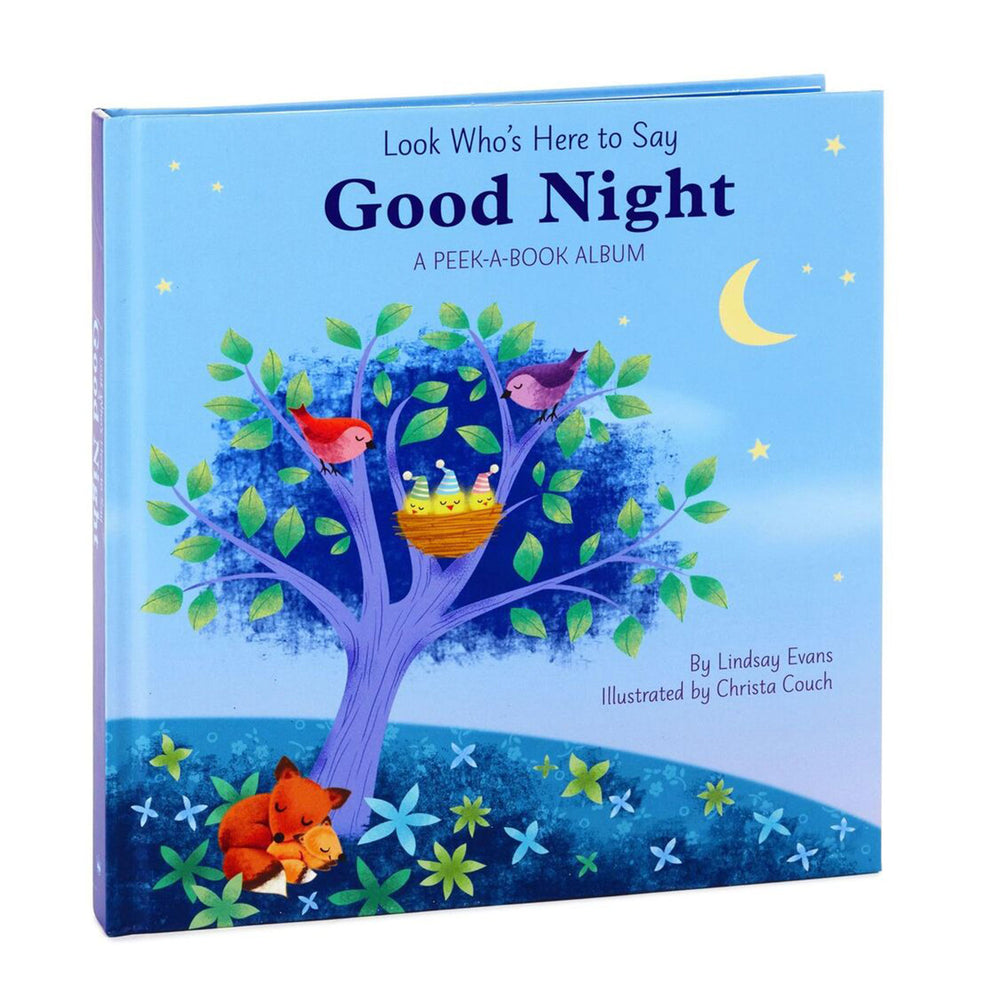 
            
                Load image into Gallery viewer, Look Who&amp;#39;s Here to Say Good Night: A Peek-a-Book Photo Album
            
        