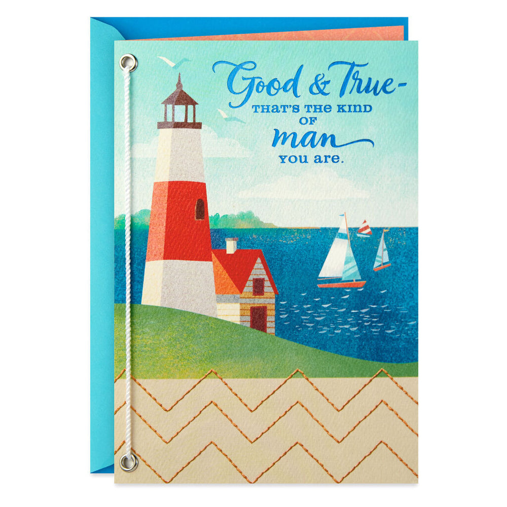 
            
                Load image into Gallery viewer, Husband - Sail Boats and Lighthouse Birthday Card
            
        