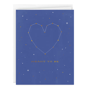 You and Me Meant to Be Heart Love Card