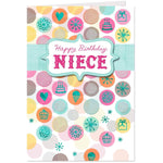 Niece - A Day for Smiling and Wishing Birthday Card