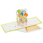 Big-Time Celebration Balloons Signature 3D Pop Up Birthday Card