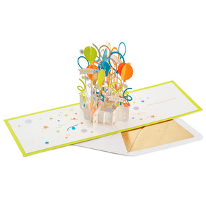 
            
                Load image into Gallery viewer, Big-Time Celebration Balloons Signature 3D Pop Up Birthday Card
            
        