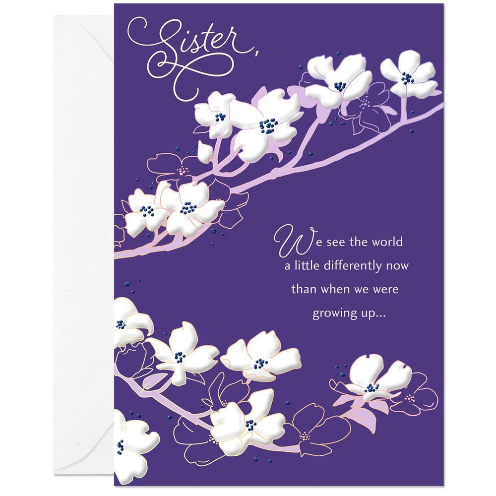 Sister - You're So Special to Me Floral Birthday Card