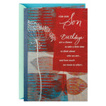 Son - Wishing You Happiness Birthday Card for Son From Parents