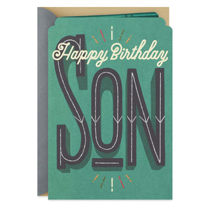 Son - You're Loved Very Much Birthday Card