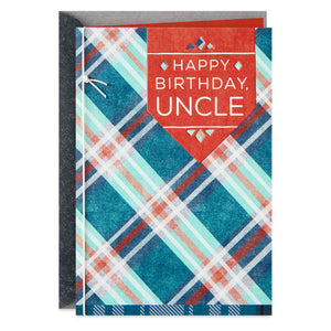 Uncle - Fun and Good Thoughts Birthday Card