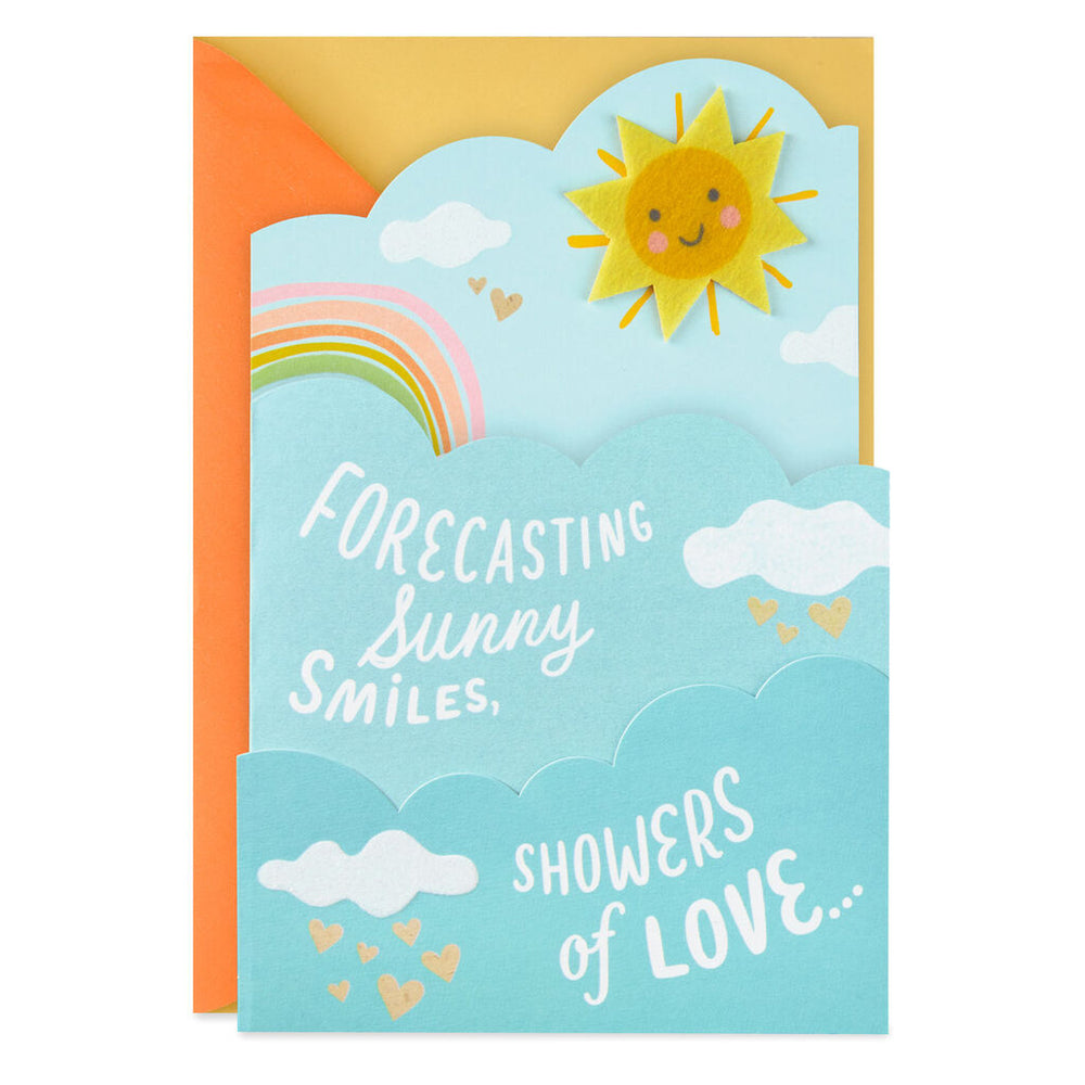 A Sunny Forecast Baby Shower Card