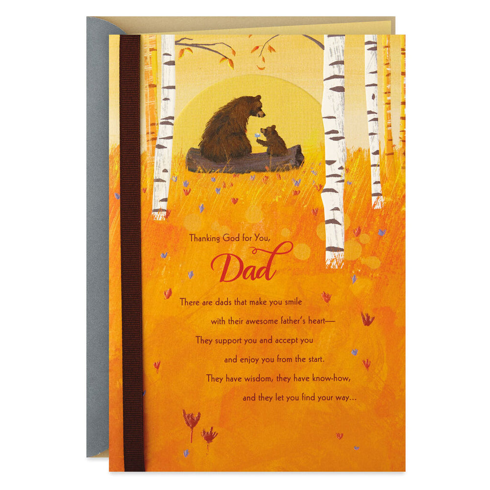Dad - Papa Bear and Bear Cub Birthday Card