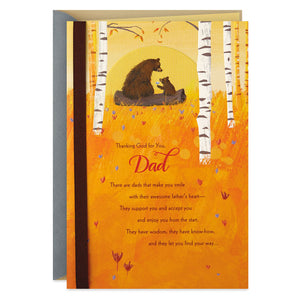 Dad - Papa Bear and Bear Cub Birthday Card