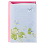 Daughter - Butterfly and Flowers Birthday Card