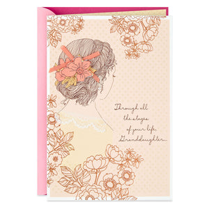 
            
                Load image into Gallery viewer, Granddaughter - You&amp;#39;re In Our Hearts Every Day Birthday Card
            
        