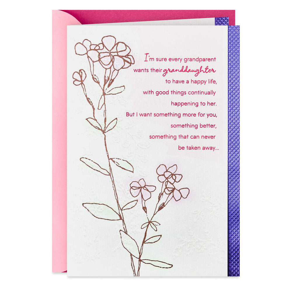 Granddaughter - My Wishes for You Birthday Card