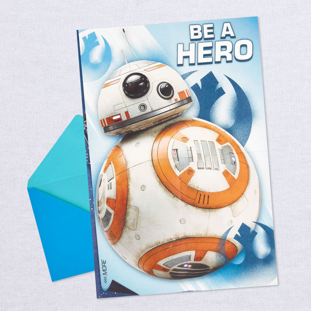 Star Wars Save the Galaxy Birthday Card With Poster