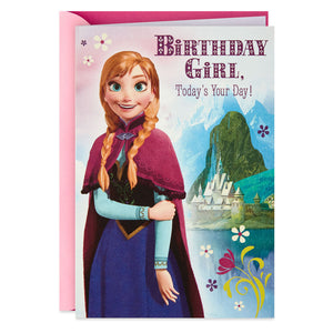 
            
                Load image into Gallery viewer, Disney Frozen Birthday Card With Stickers
            
        
