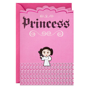 Star Wars Princess Leia Awesome Girl Birthday Card