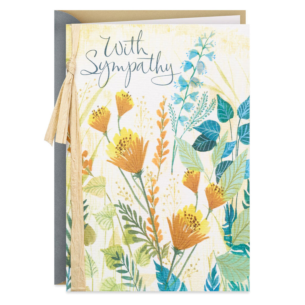 Field of Wildflowers Sympathy Card