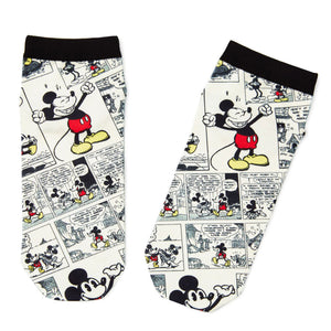 Disney Mickey Mouse Comic Strip Ankle Socks