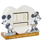 Disney Mickey and Minnie Happy Together Perpetual Calendar