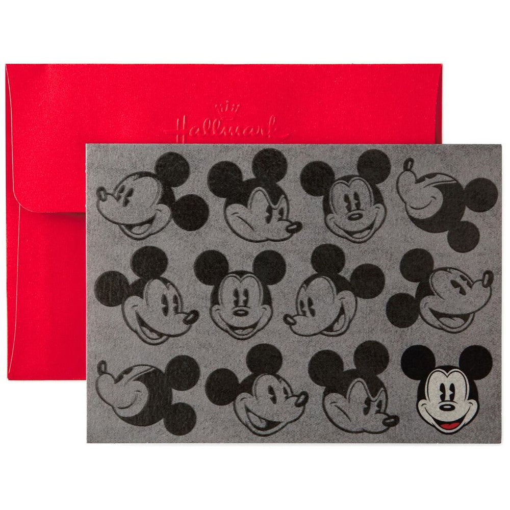 Mickey Mouse Many Faces Blank Note Cards, Pack of 10