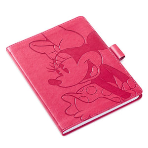 Minnie Mouse Pink Faux Leather Notebook