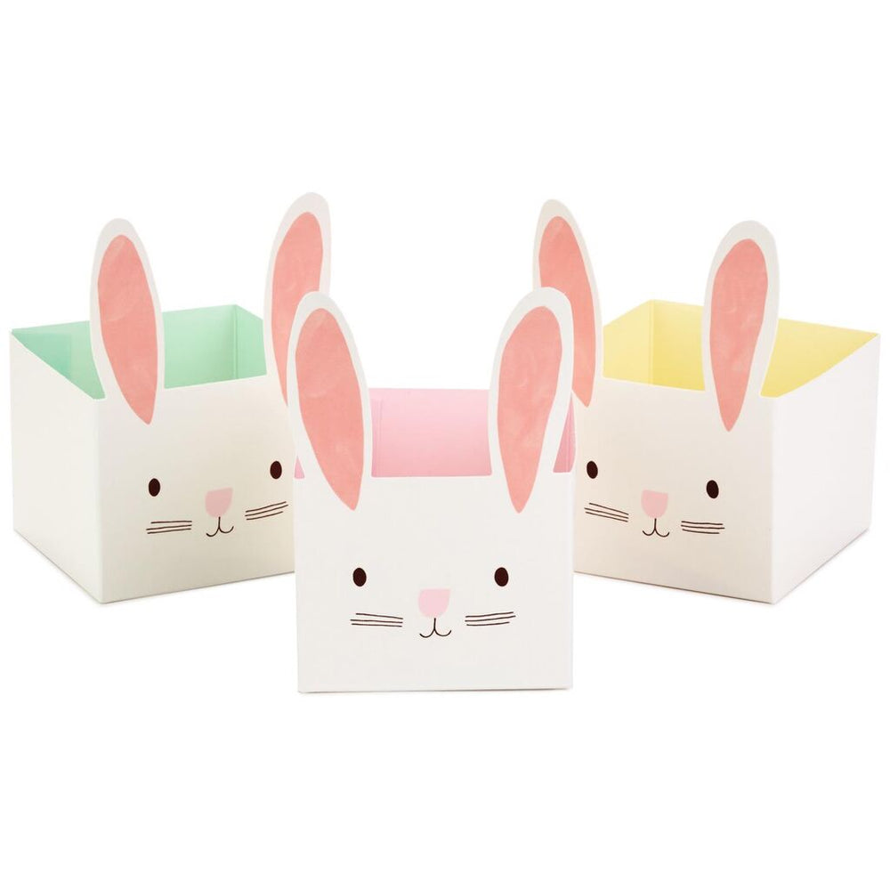 Bunny Open-Top Treat Boxes 3-Pack