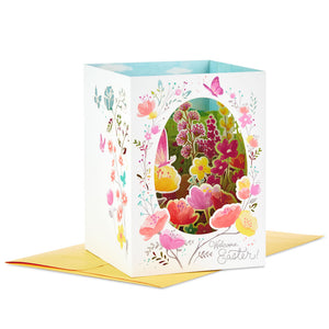 Welcome Easter Pop Up Shadow Box Easter Card