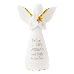 Dreams and Miracles Encouragement Mini Angel Figurine, 3.75"