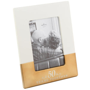 
            
                Load image into Gallery viewer, 50 Years Together Ceramic Picture Frame, 5x7
            
        