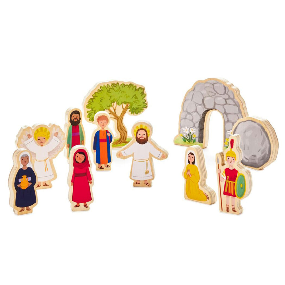
            
                Load image into Gallery viewer, Jesus Lives Wood Play Set
            
        