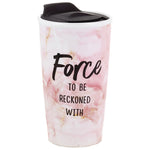Force to Be Reckoned With Travel Mug