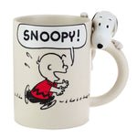 Peanuts Dimensional Snoopy and Charlie Brown Mug, 16.5 oz.