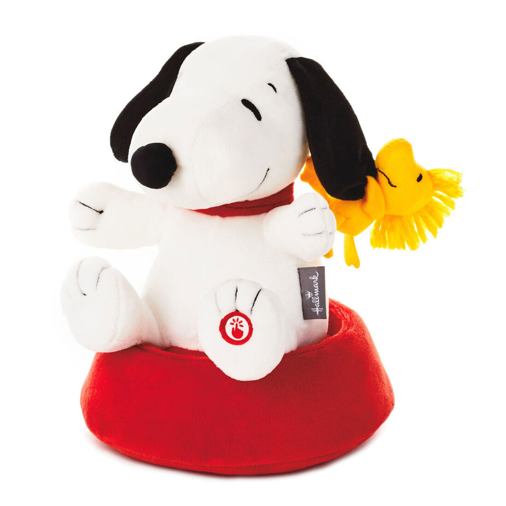 Peanuts Silly Spinning Snoopy Stuffed Animal With Sound and Motion, 9.5"