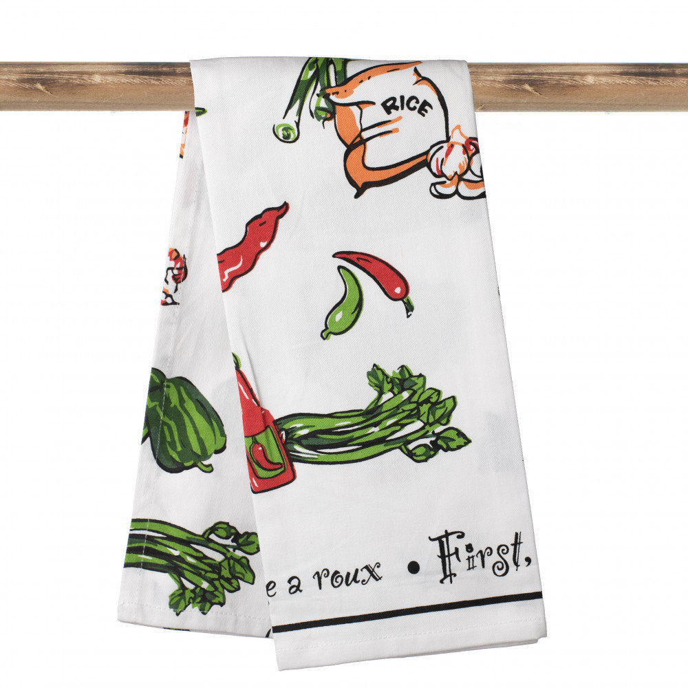 
            
                Load image into Gallery viewer, First You Make a Roux Kitchen Towel
            
        