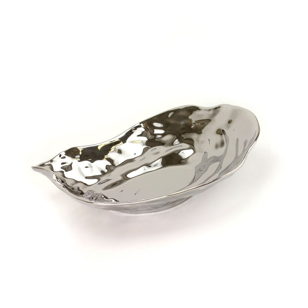 
            
                Load image into Gallery viewer, Pampa Bay Silver Titanium Plated Medium Oyster Bowl
            
        